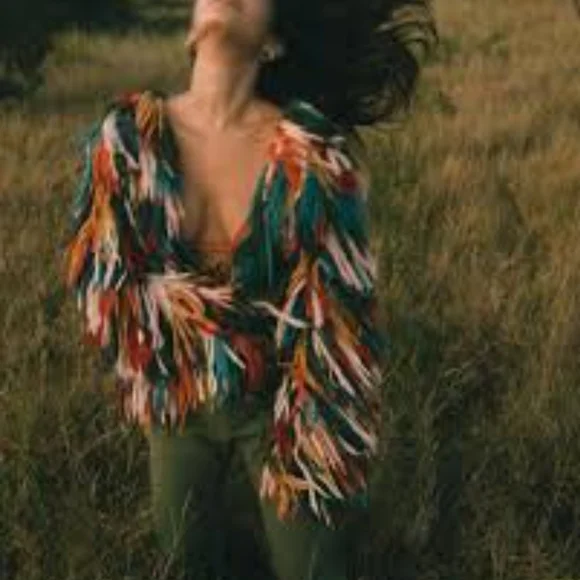 Multicolor Fringe Jacket - Picture 4 of 4